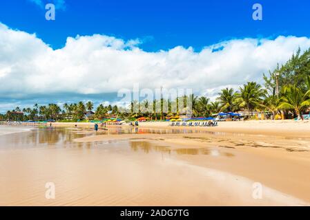 Porto de Galinhas Strand in Ipojuca Gemeinde, Pernambuco, Brasilien Stockfoto