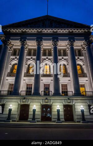 Wisconsin State Capitol, ein Beaux-Arts Gebäude im Jahr 2017 abgeschlossen, Madison, Wisconsin, USA Stockfoto