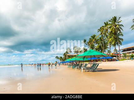 Porto de Galinhas Strand in Ipojuca Gemeinde, Pernambuco, Brasilien Stockfoto