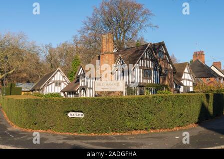 Selly Manor Museum hat ein Museum seit 1916 in Selly Landsitz aus dem Mittelalter im Bournville, Birmingham, Großbritannien. Stockfoto