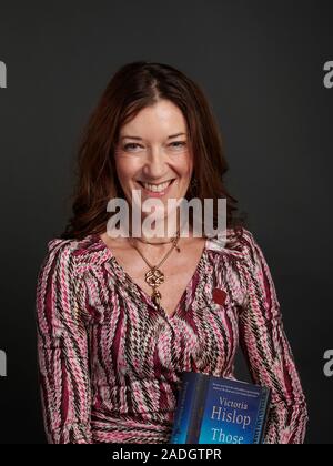 Victoria Hislop in den Oldie literarische Mittagessen; 03/12/19. Stockfoto