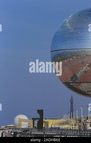 South Shore Promenade, Blackpool, Lancashire, England, Großbritannien Stockfoto