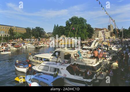 Die River Festival Maidstone, Kent, England, UK. Ca. 80er Stockfoto