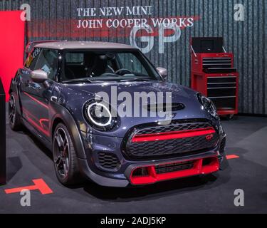 LOS ANGELES, CA/USA - November 21, 2019: EIN MINI John Cooper Works GP Auto auf der Los Angeles Auto Show. Stockfoto