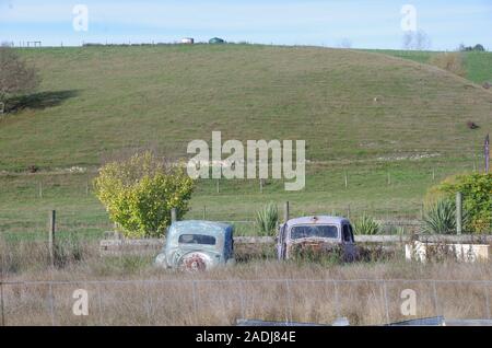 Te Araroa Trail alternative Route. State Highway 79. South Island. Neuseeland Stockfoto