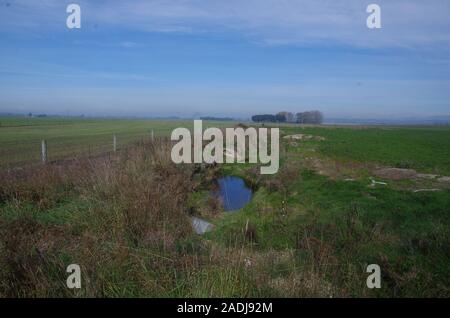 Te Araroa Trail alternative Route. State Highway 79. South Island. Neuseeland Stockfoto