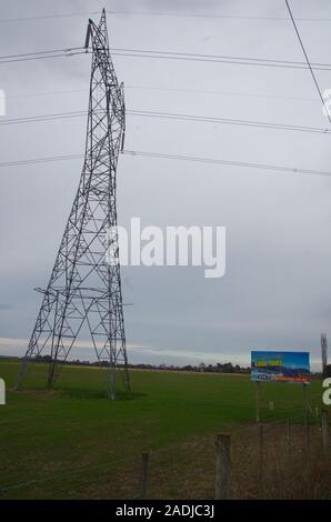 Te Araroa Trail alternative Route. State Highway 79. South Island. Neuseeland Stockfoto