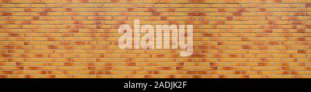 Ziegelwand Hintergrund. Reinigen Sie rot und orange Mauerwerk Kopie Raum Wand grunge vintage Textur. Stockfoto