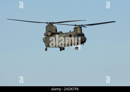 Boeing Chinook HC.6, ZA710 von 28 (R) Sqd, Royal Air Force Basis und an RAF Benson gesehen, 25. September 2018. Stockfoto