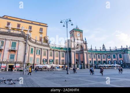 Piazza Dante, Neapel, Italien Stockfoto