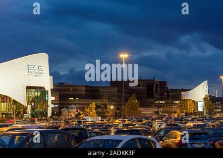 Vösendorf: Shopping City Süd (SCS) Shopping Center, Mall, Parkplatz im Wienerwald, Wienerwald, Niederösterreich, Lower Austria, Austria Stockfoto