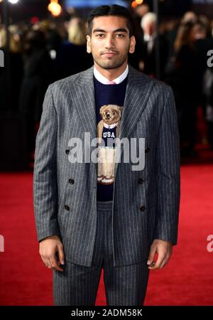 Die Teilnahme an der Nabhaan Rizwan 1917 Weltpremiere am Leicester Square, London. Stockfoto