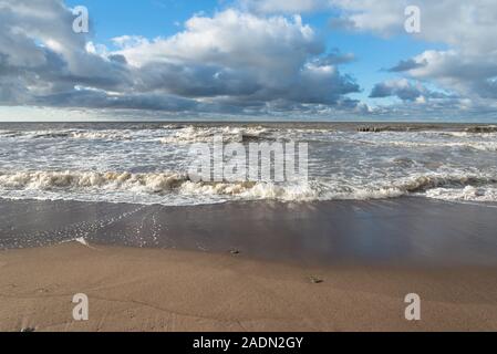 Ostsee Strand in Liepaja, Lettland. Stockfoto