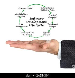 Software Development Life Cycle Stockfoto
