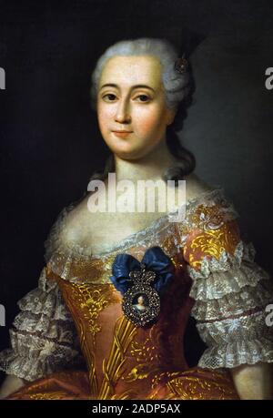 Hofdame 1740-1760, Juwelen der Russischen kaiserlichen Hof, 18.-19. Jahrhundert, Russland. Stockfoto