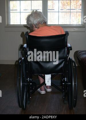 Alzheimer Patienten im Pflegeheim Stockfoto