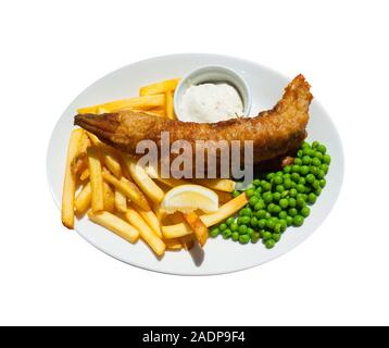 Fisch & Chips, Fisch und Chip, Fisch & Chips, Fisch und Chips Stockfoto