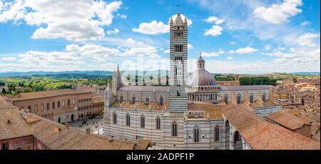 Duomo di Siena (Dom von Siena), Siena, Toskana, Italien, Europa. Stockfoto