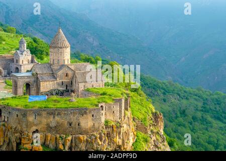 Tatev Klosteranlage, Tatev, Provinz Kotayk, Armenien Stockfoto