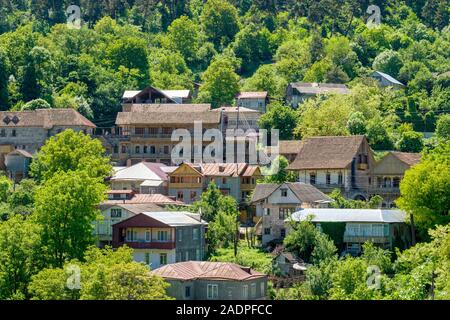 Häuser in Dilijan, Provinz Tavush, Armenien Stockfoto