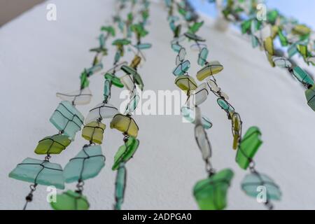 Afrikanische Einrichtung handgefertigt aus Glas Stockfoto