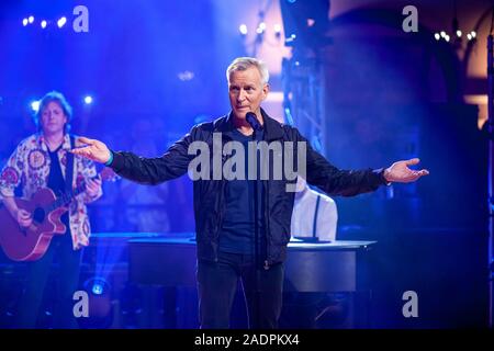 Dirk Michaelis MDR Musikshow "Sound der Wende-Musik ohne Grenze (n) Aufzeichnung am 6. November 2019, Stockfoto