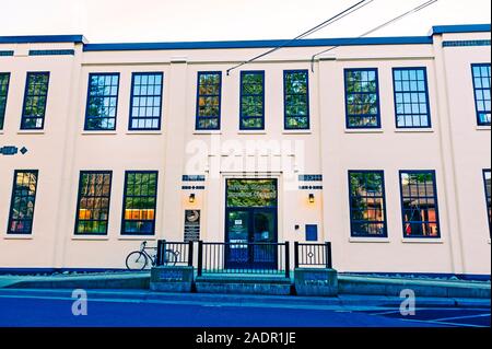 Sitka Sound Science Center am alten Sheldon Jackson College Campus in Sitka, Alaska, USA. Stockfoto