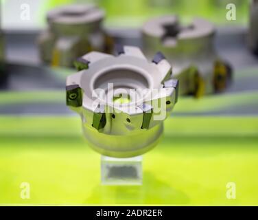 Industrielle teil Hartmetall Fräser für CNC-Fräsmaschine Stockfoto