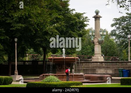 Grant Park in Chicago Illinois Stockfoto