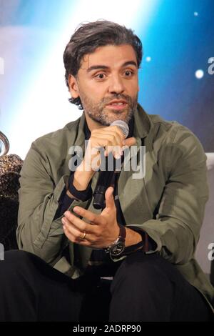 Oscar Isaac 12/04/2019 'Star Wars: Der Aufstieg der Skywalker' Pressekonferenz in Pasadena, CA. Foto von I. Hasegawa/HNW/PictureLux Stockfoto