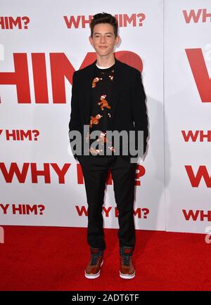 LOS ANGELES, Ca. Dezember 17, 2016: Schauspieler Griffin Gluck bei der Weltpremiere von "Warum er?" im Regency Bruin Theater, Westwood. © 2016 Paul Smith/Featureflash Stockfoto