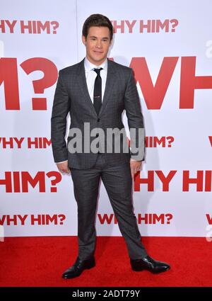 LOS ANGELES, Ca. Dezember 17, 2016: Schauspieler Adam Devine bei der Weltpremiere von "Warum er?" im Regency Bruin Theater, Westwood. © 2016 Paul Smith/Featureflash Stockfoto