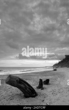 Strand bei Covehithe, Suffolk, England, Großbritannien Stockfoto