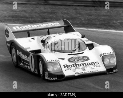 1000 KM Monza; 1985; Italien; Porsche 962; Jochen Mass (D)/Jacky Ickx (B Stockfoto