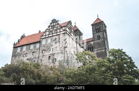 Ansicht von einem verlorenen Dorf im Harz Stockfoto