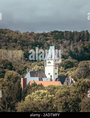 Ansicht von einem verlorenen Dorf im Harz Stockfoto