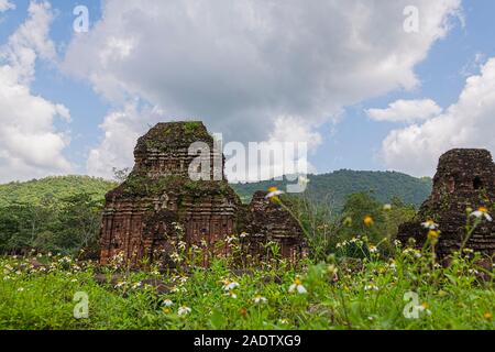 Mein Sohn, Tempel, Weltkulturerbe der UNESCO, Quang Nam Provinz Vietnam Stockfoto