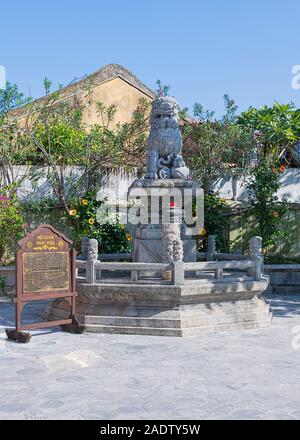 Phuc Kien Chinesischer Tempel Assembly Hall Altstadt Hoi an Vietnam, Quang Nam Provinz Stockfoto