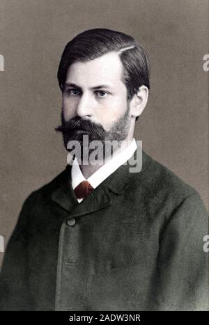 FREUD, Sigmund (Freiberg, 1856-Londres, 1939). Neurólogo y psiquiatra austríaco, de origen judío. FREUD en el año 1885. Stockfoto