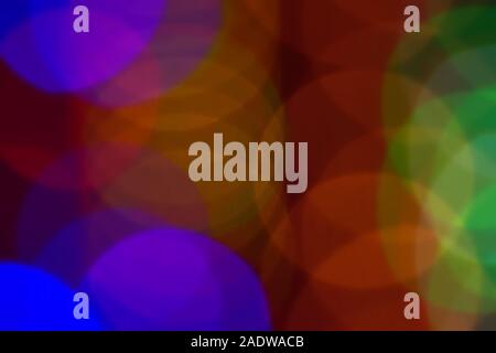 Bunte runde bokeh Abstract Background Copy All seasons greetings Stockfoto