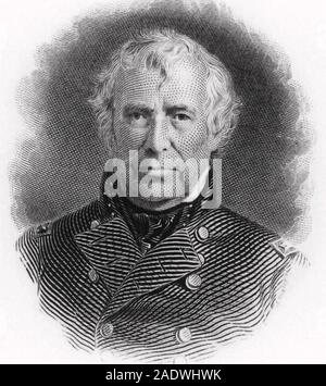 ZACHARY TAYLOR (1784-1850), 12. Präsident der Vereinigten Staaten Stockfoto