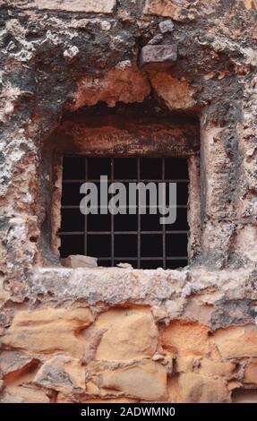 Dungeon-Fenster Stockfoto