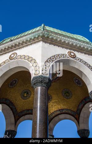Der Deutsche Brunnen ist ein Pavillon gestaltete Brunnen in der nördlichen Ende der alten Hippodrom (Sultanahmet Square), Istanbul, Türkei Stockfoto