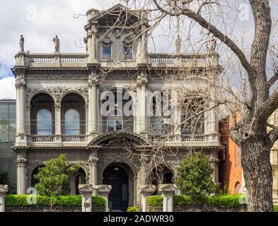 Universität Melbourne student Residential college Medley Halle in Drummond Street Carlton Melbourne, Victoria, Australien. Stockfoto