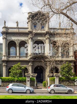 Universität Melbourne student Residential college Medley Halle in Drummond Street Carlton Melbourne, Victoria, Australien. Stockfoto