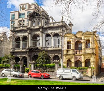 Universität Melbourne student Residential college Medley Halle in Drummond Street Carlton Melbourne, Victoria, Australien. Stockfoto