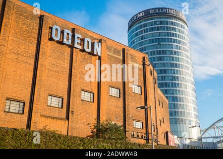 Odeon, Kino, und, eine Stierkampfarena, Turm, Wohnung, Gebäude, Skyline, Stadt, Zentrum, der, Birmingham, West Midlands, West Midlands, England, Englisch, GB, Großbritannien, England, Großbritannien Stockfoto