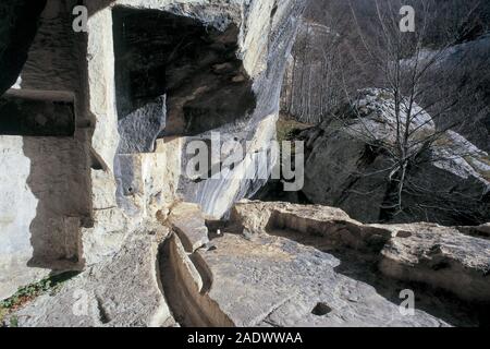 Italien, Abruzzen, maiella, Hermitage von St. Giovanni all'orfento Stockfoto