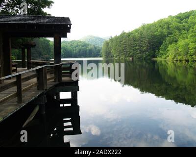 Balsam Lake Lodge, Nantahala National Forest Stockfoto