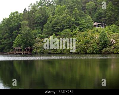 Balsam Lake Lodge, Nantahala National Forest Stockfoto